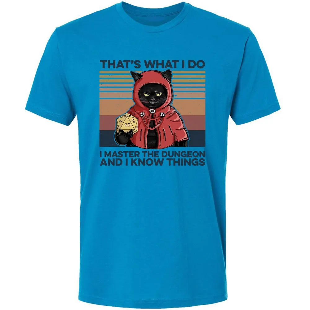 I Master The Dungeons Premium Unisex T-Shirt - Turquoise - 4