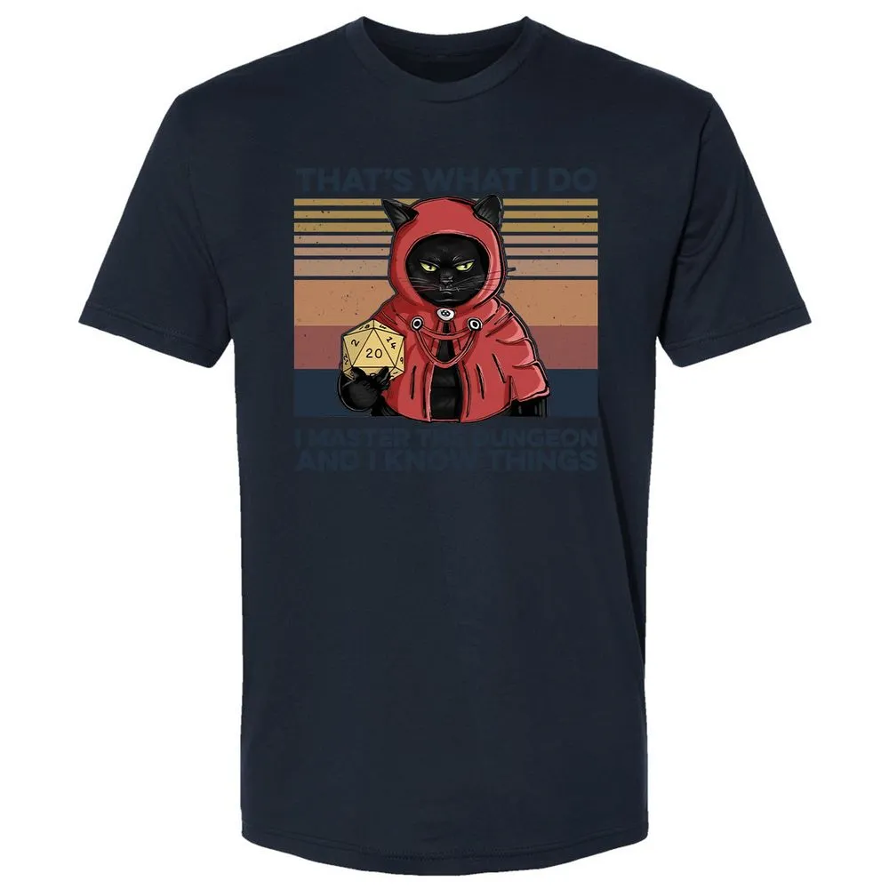 I Master The Dungeons Premium Unisex T-Shirt - Midnight Navy - 14