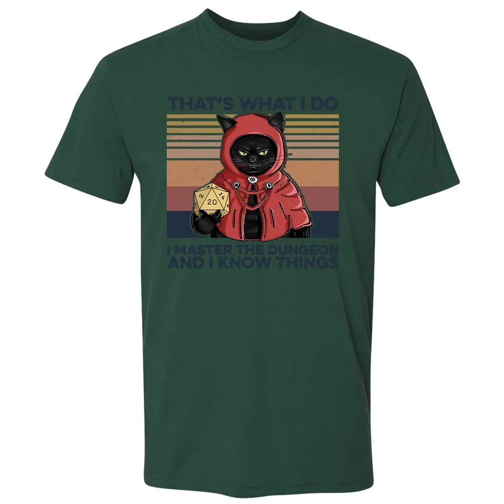 I Master The Dungeons Premium Unisex T-Shirt - Forest Green - 13