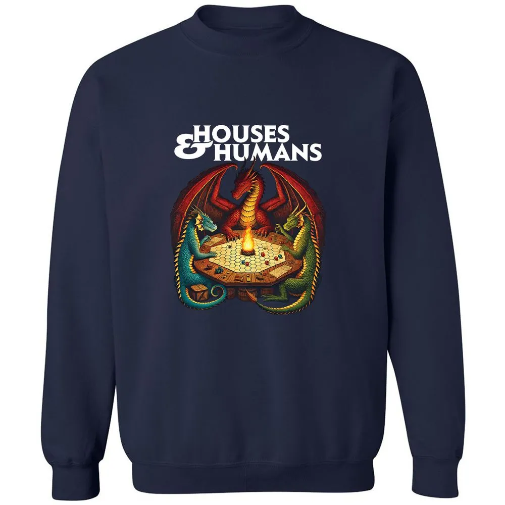 Houses & Humans Classic Unisex Sweatshirt - Navy - 2