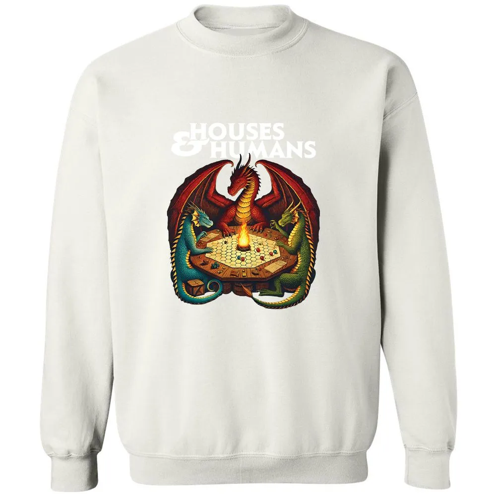 Houses & Humans Classic Unisex Sweatshirt - White - 12