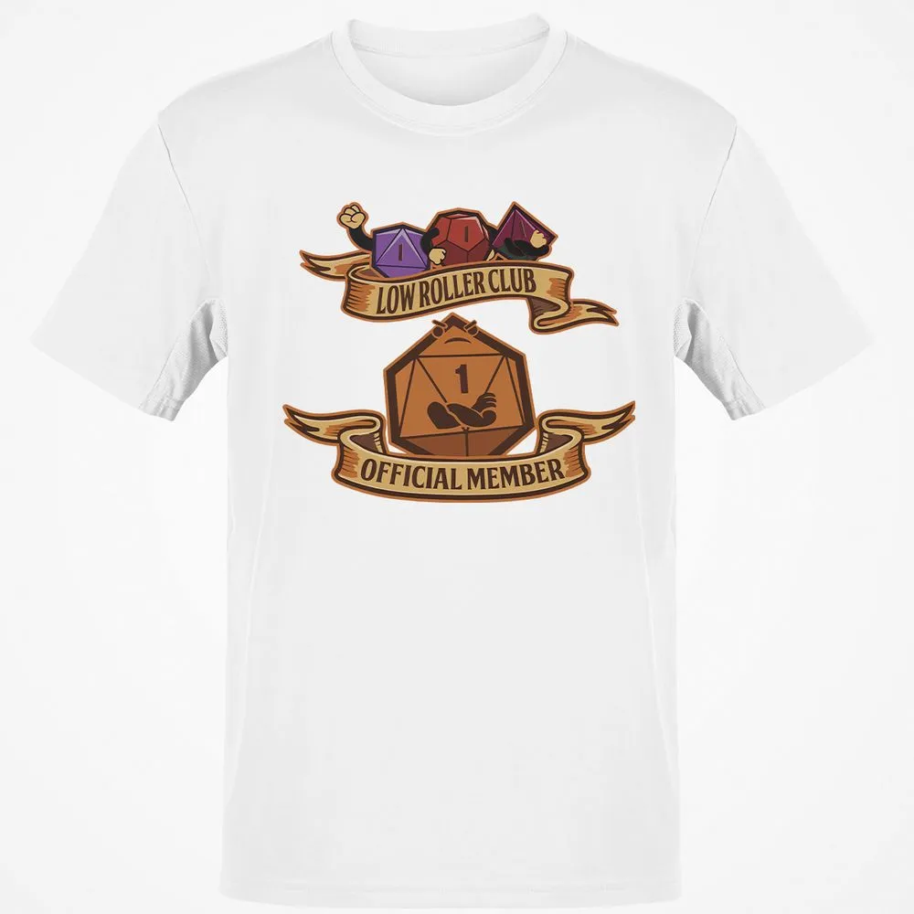 Low Roller Club Classic Unisex T-Shirt - White - 12
