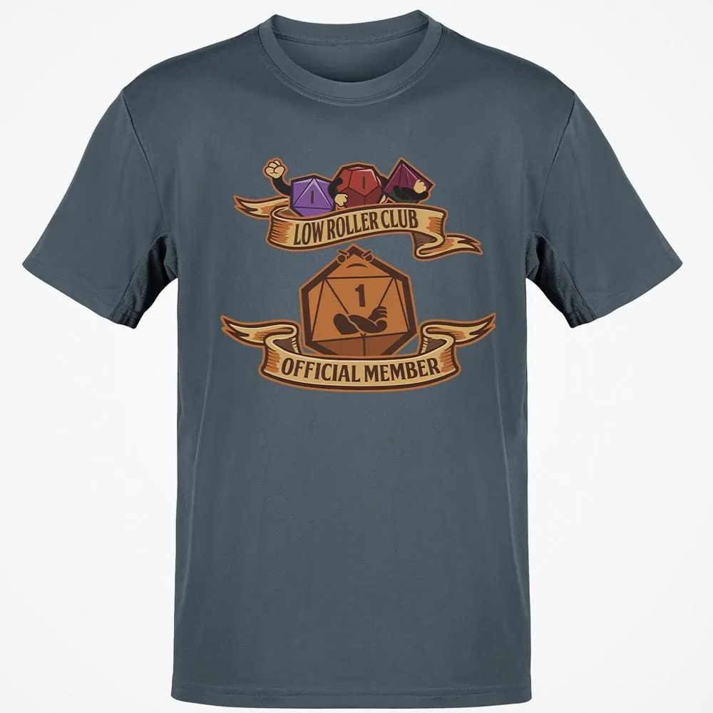 Low Roller Club Classic Unisex T-Shirt - Charcoal - 3