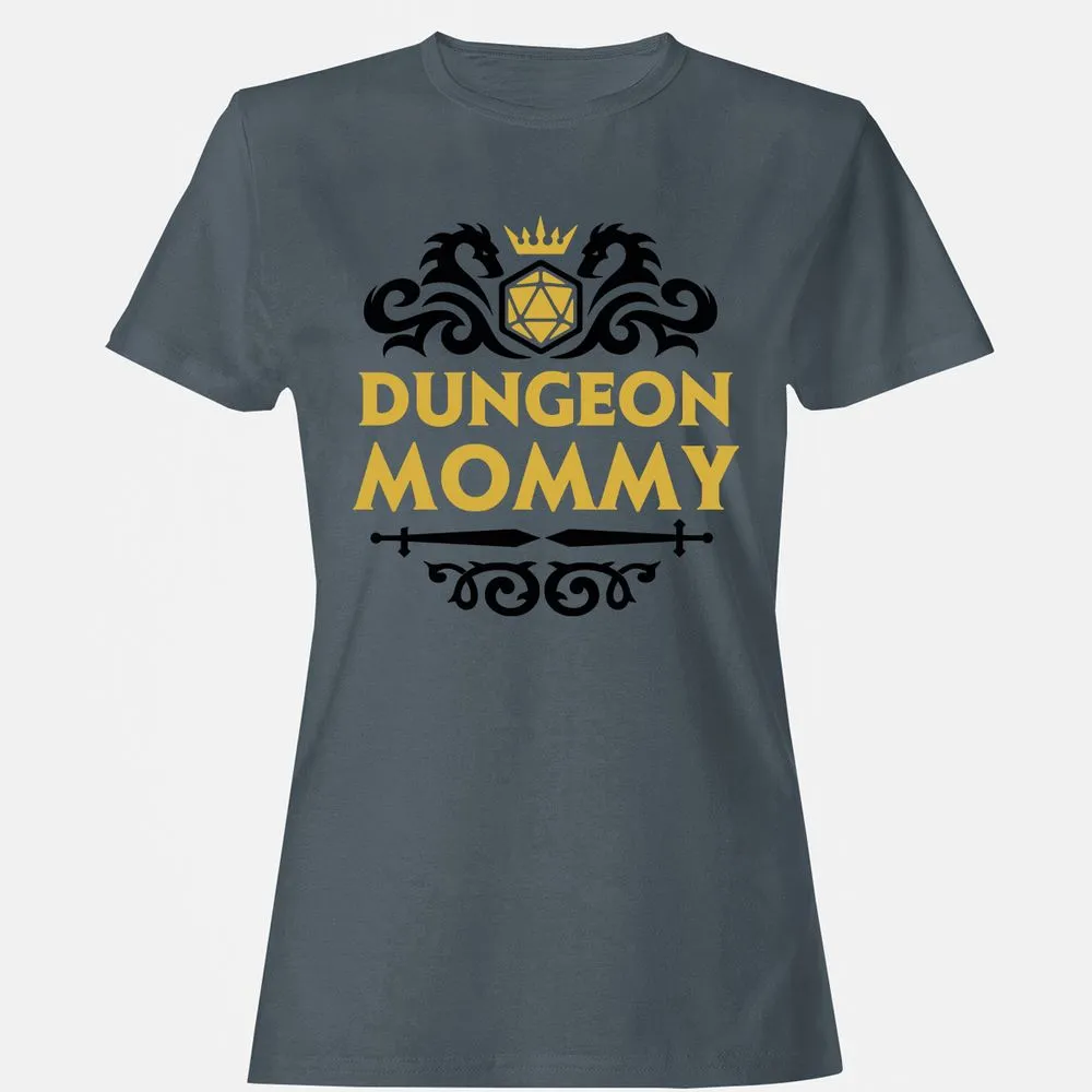 Dungeon Mommy Women's T-Shirt - Charcoal - 3