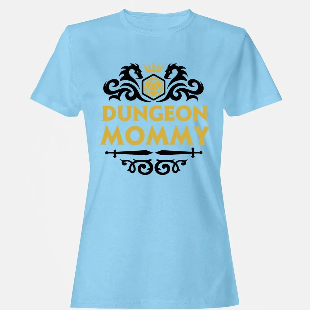 Dungeon Mommy Women's T-Shirt - Light Blue - 8