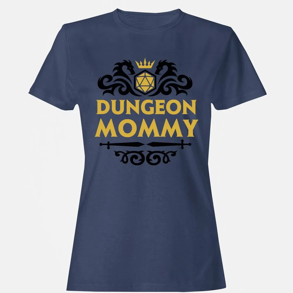 Dungeon Mommy Women's T-Shirt - Navy - 10