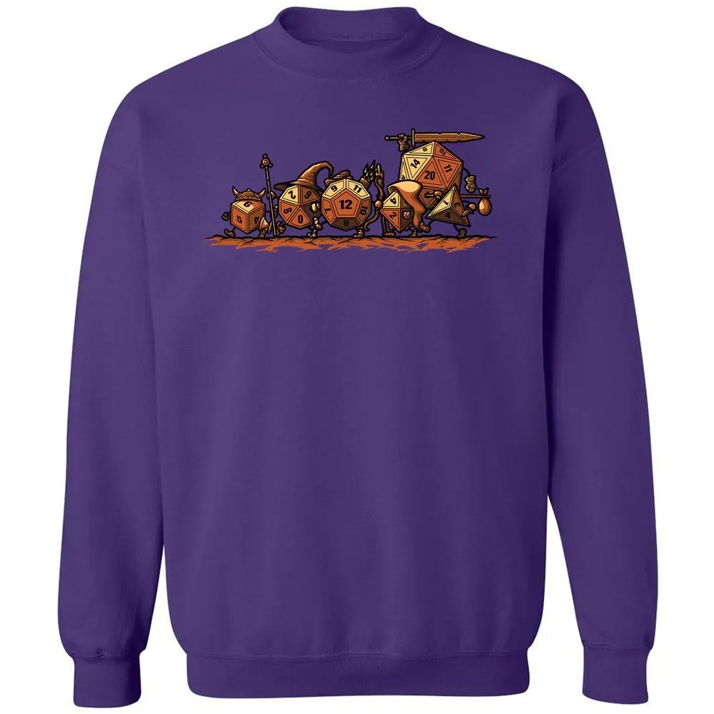 Fellowship Of The Dices Classic Unisex Sweatshirt - Purple - 6