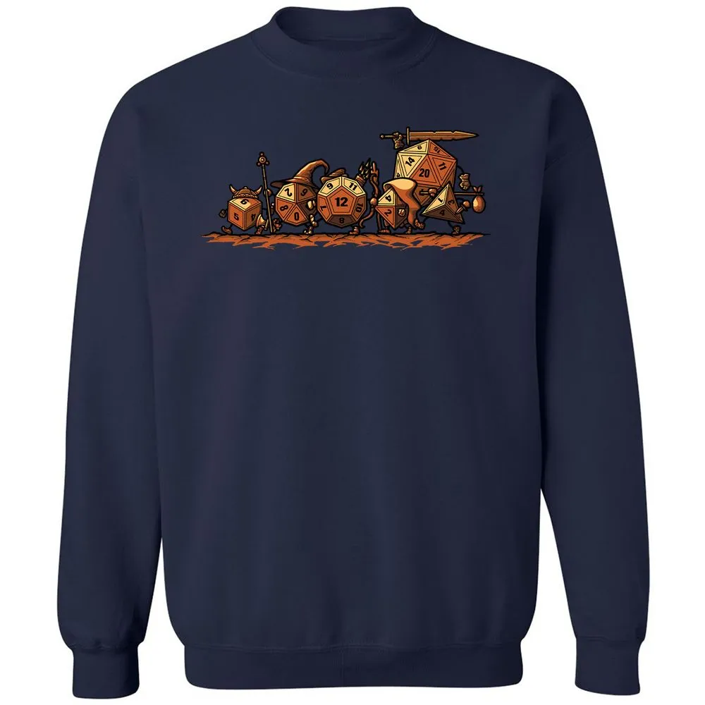 Fellowship Of The Dices Classic Unisex Sweatshirt - Navy - 8