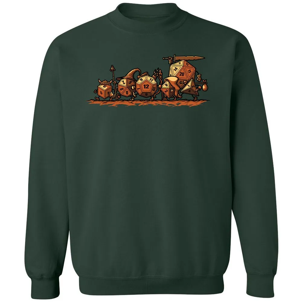 Fellowship Of The Dices Classic Unisex Sweatshirt - Forest Green - 4