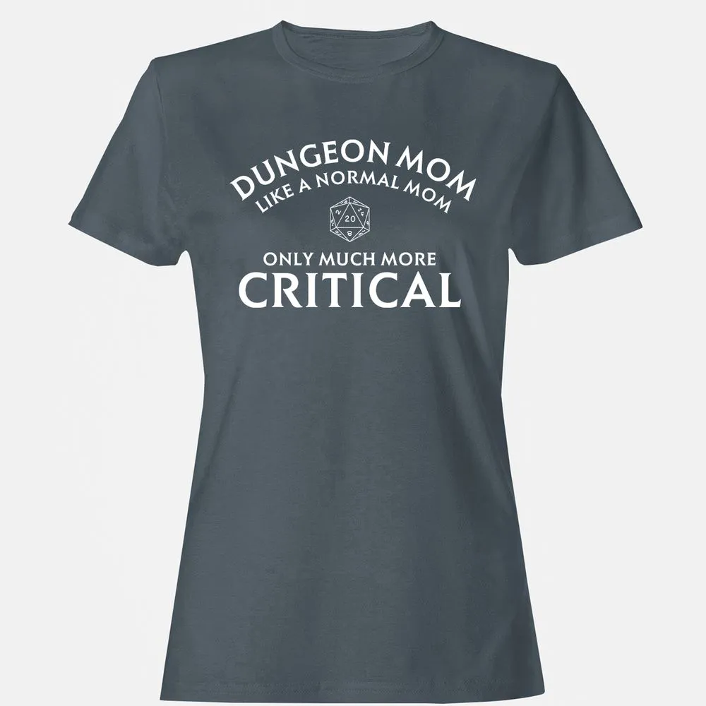 Dungeon Mom Normal Mom Women's T-Shirt - Charcoal - 3