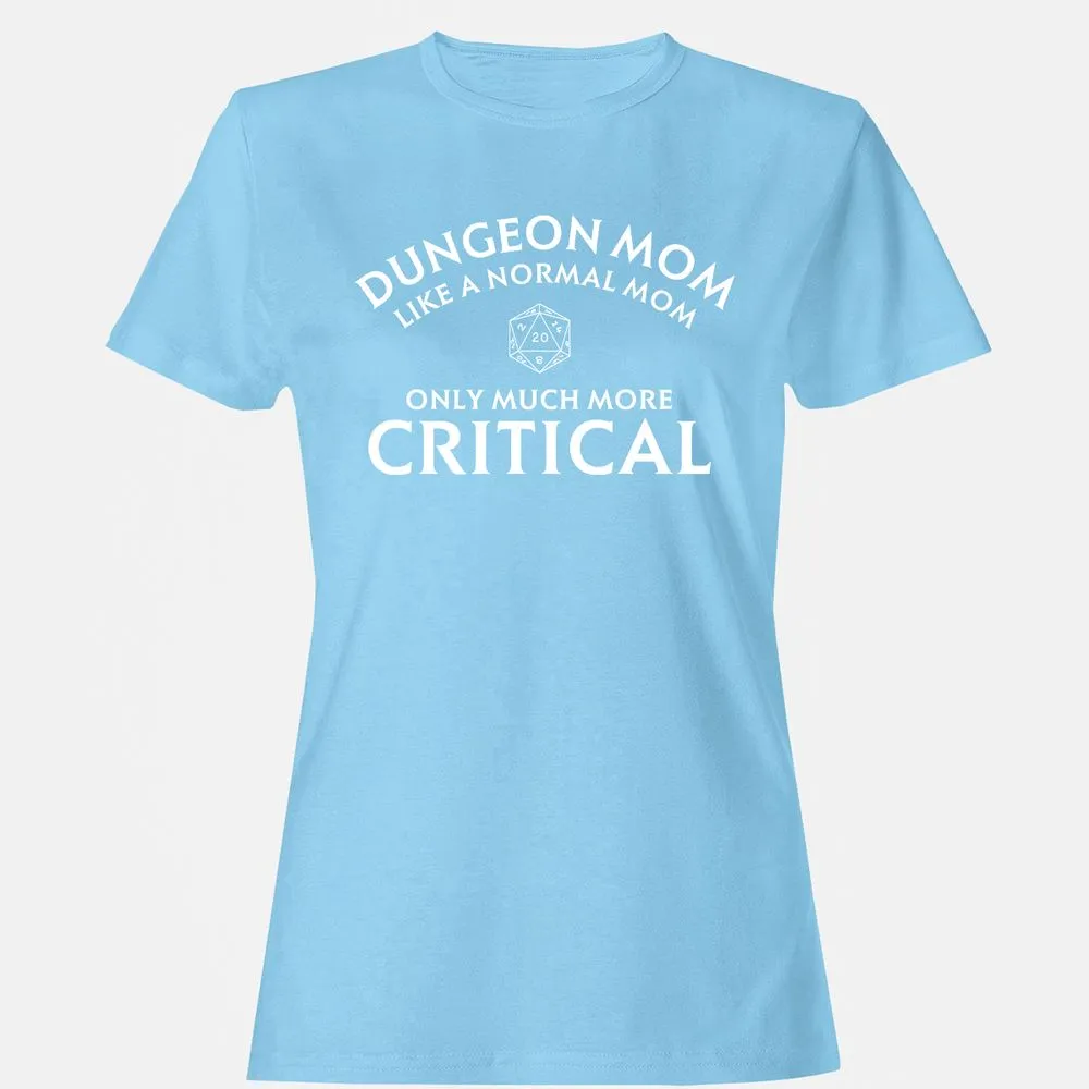 Dungeon Mom Normal Mom Women's T-Shirt - Light Blue - 8