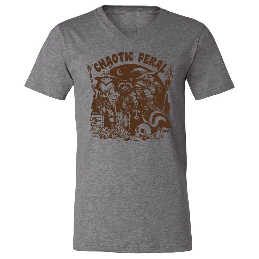DND Inspired Raccoon Opossum Chaotic Feral - Deep Heather - 13