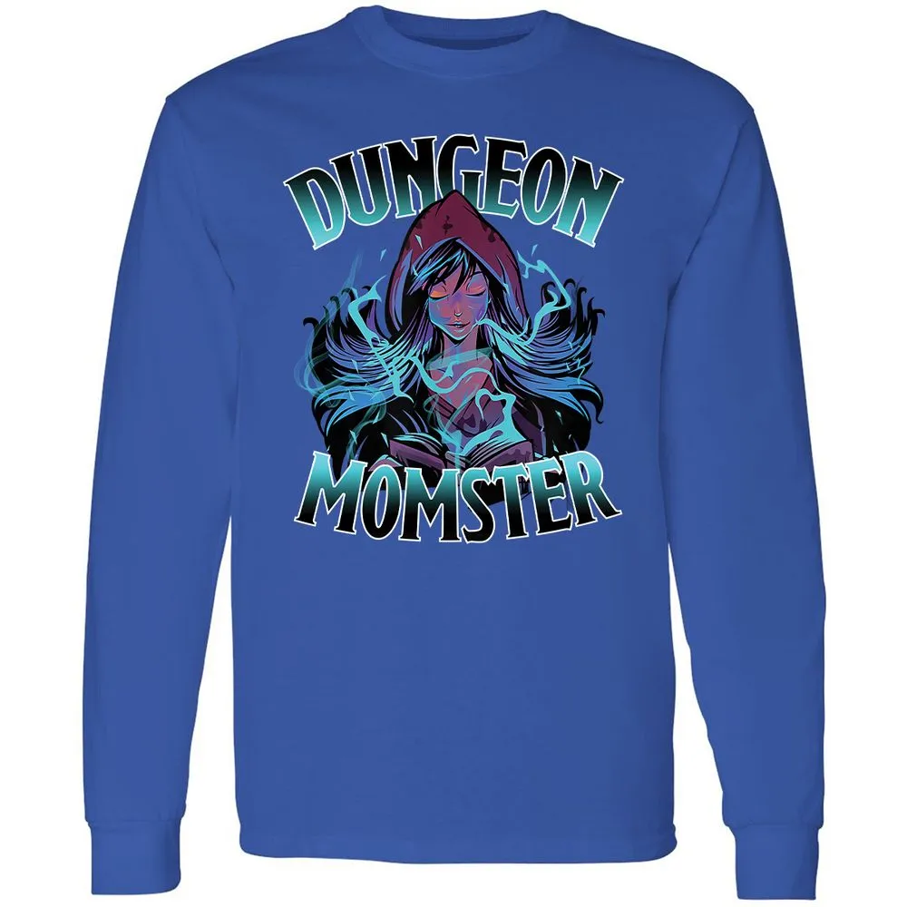 Dungeon Momster Long Sleeve T-Shirt - Royal - 8