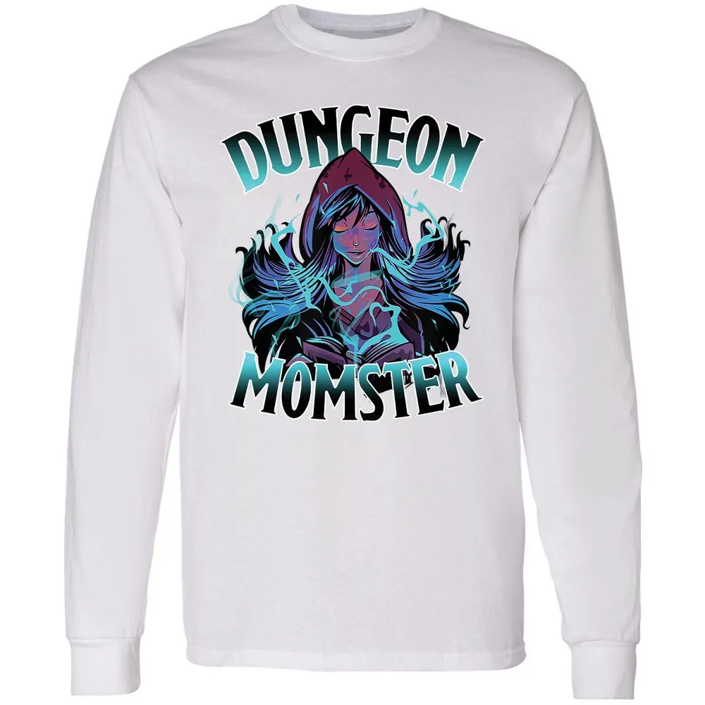 Dungeon Momster Long Sleeve T-Shirt - White - 5