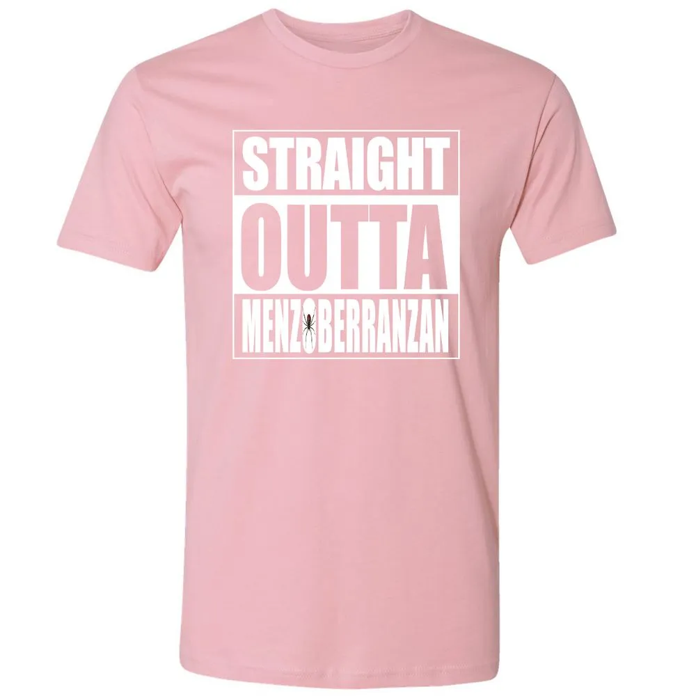 Straight Outta Menzoberranzan Premium Unisex T-Shirt - Light Pink - 3