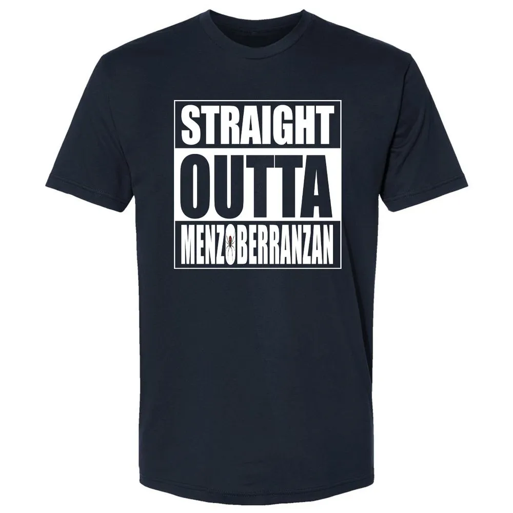 Straight Outta Menzoberranzan Premium Unisex T-Shirt - Midnight Navy - 2
