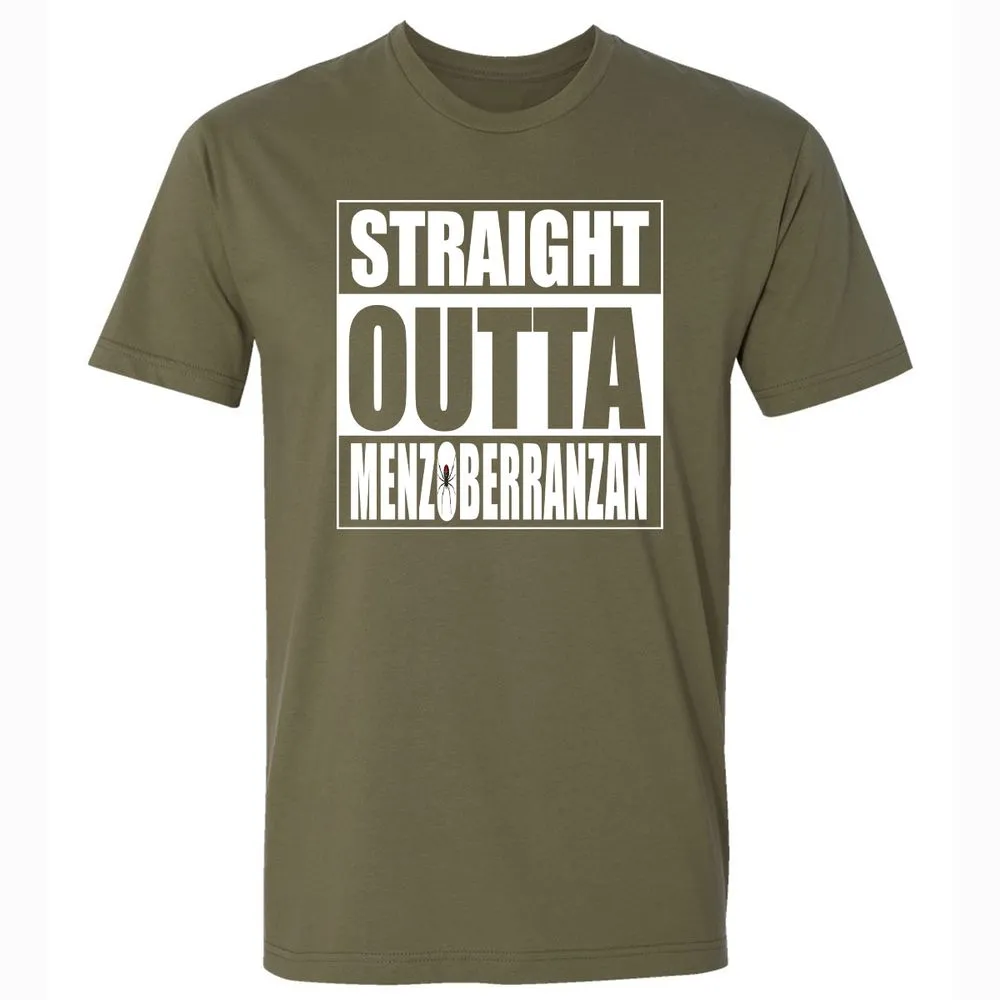 Straight Outta Menzoberranzan Premium Unisex T-Shirt - Military Green - 5