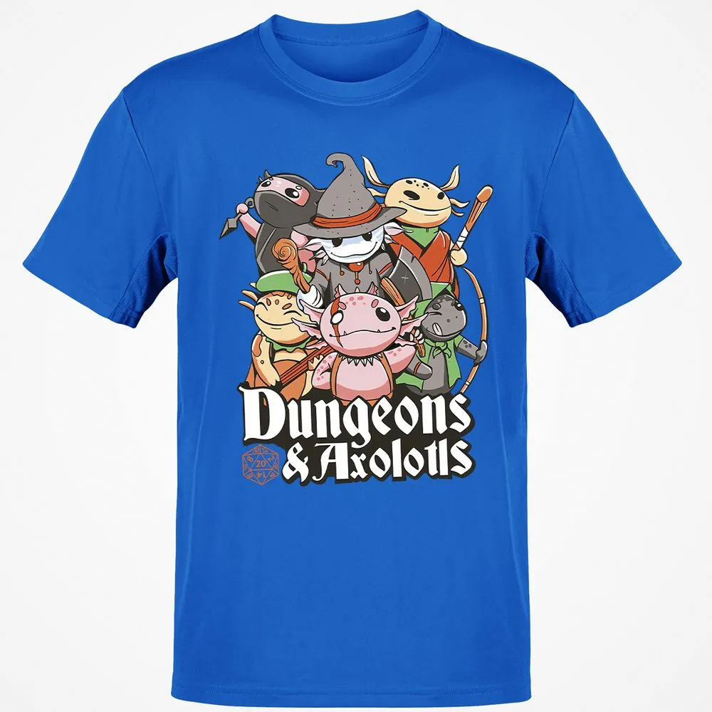 Dungeons And Axolotls Classic Unisex T-Shirt - Royal - 11