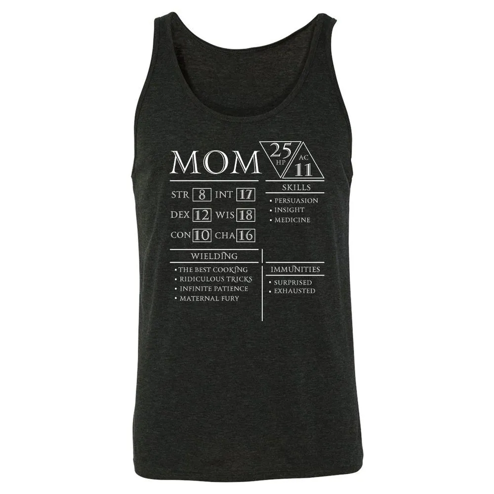 Mom Stats - Charcoal Black Triblend - 5