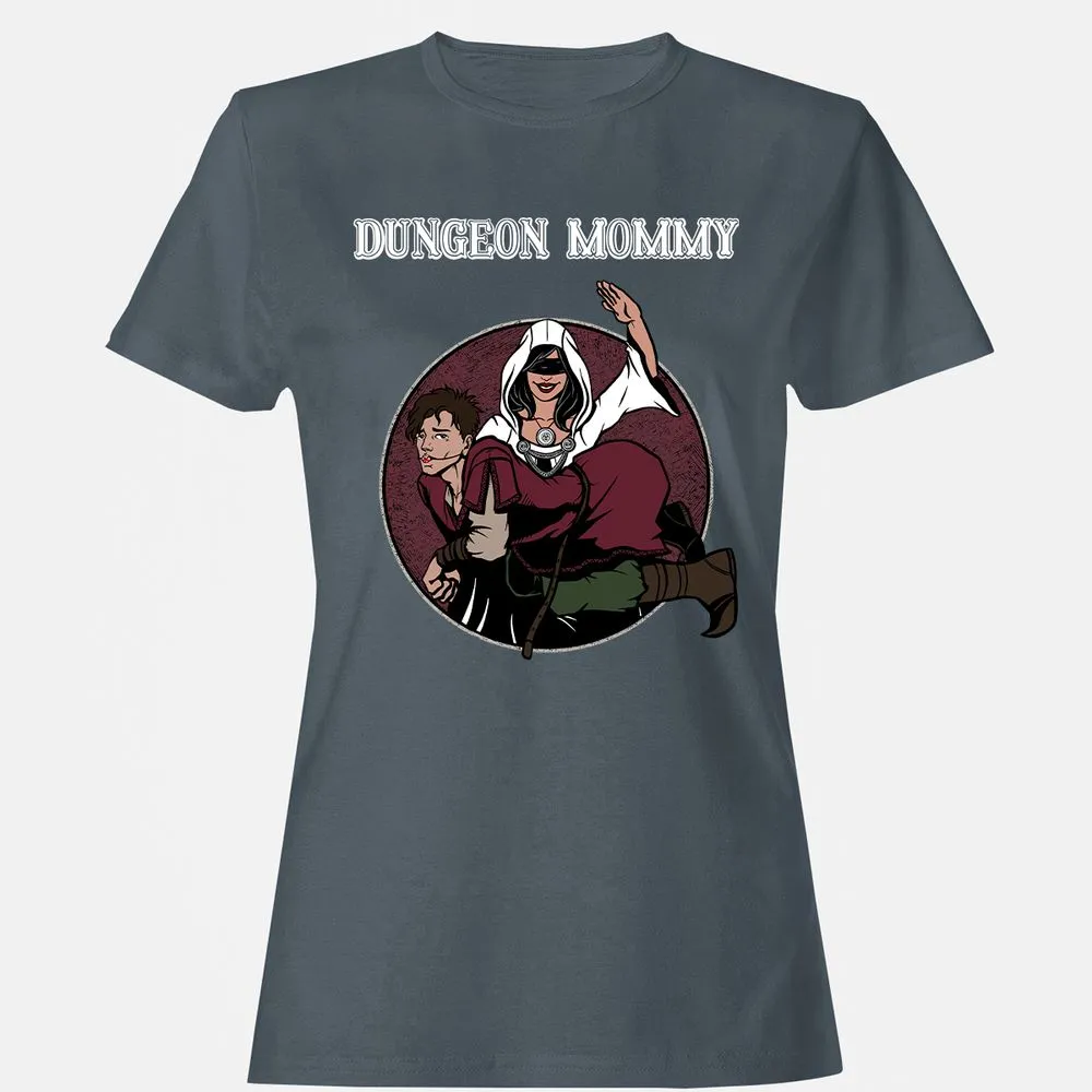 Dominant Dungeon Mommy Women's T-Shirt - Charcoal - 3