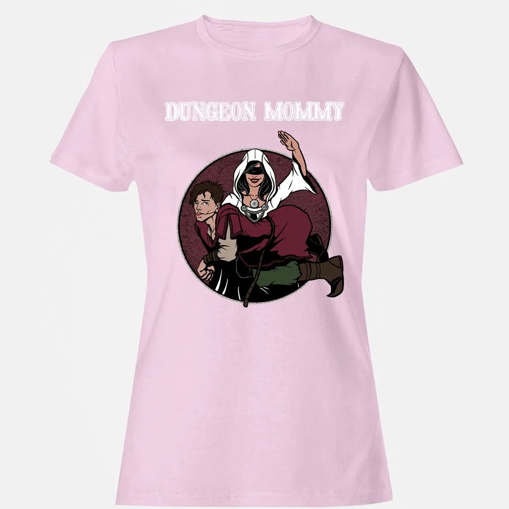 Dominant Dungeon Mommy Women's T-Shirt - Light Pink - 9