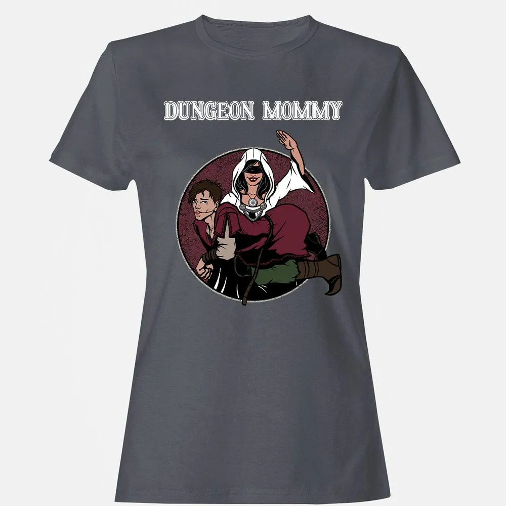 Dominant Dungeon Mommy Women's T-Shirt - Dark Heather - 5