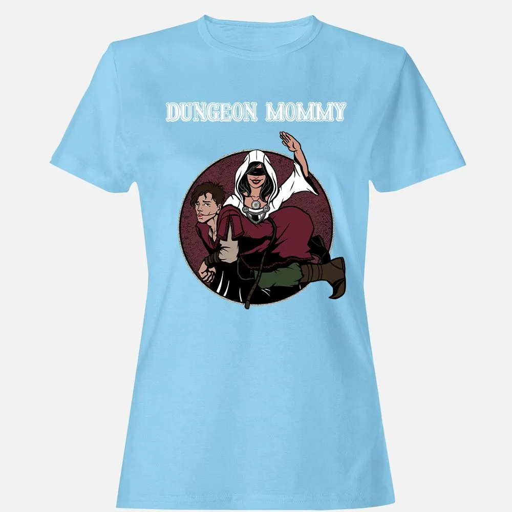 Dominant Dungeon Mommy Women's T-Shirt - Light Blue - 8