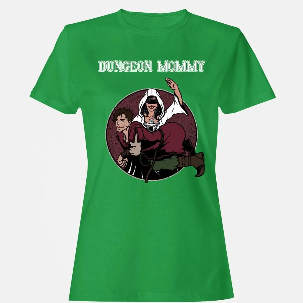 Dominant Dungeon Mommy Women's T-Shirt - Irish Green - 7