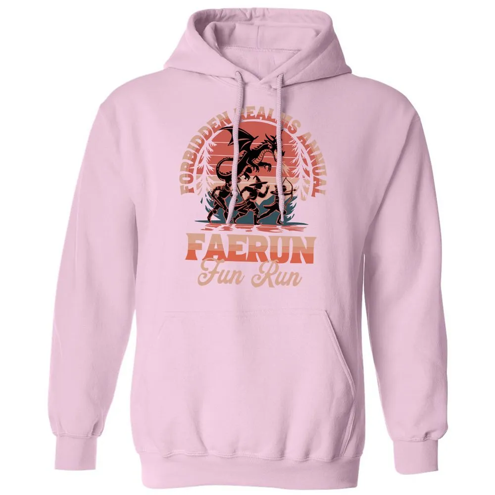 Faerun Fun Run Classic Unisex Hoodie - Light Pink - 3
