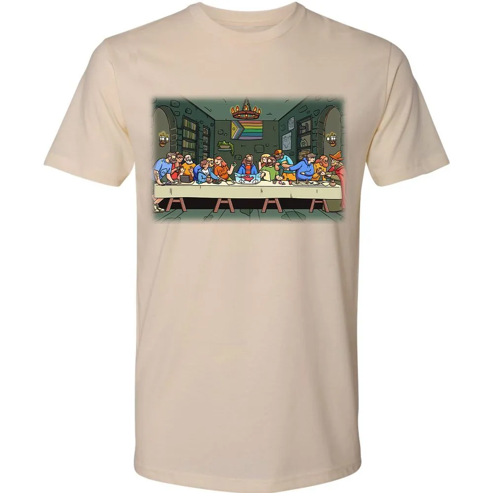 DnD Characters Pride Themed The Last Supper Shirt Premium Unisex T-Shirt - Cream - 14