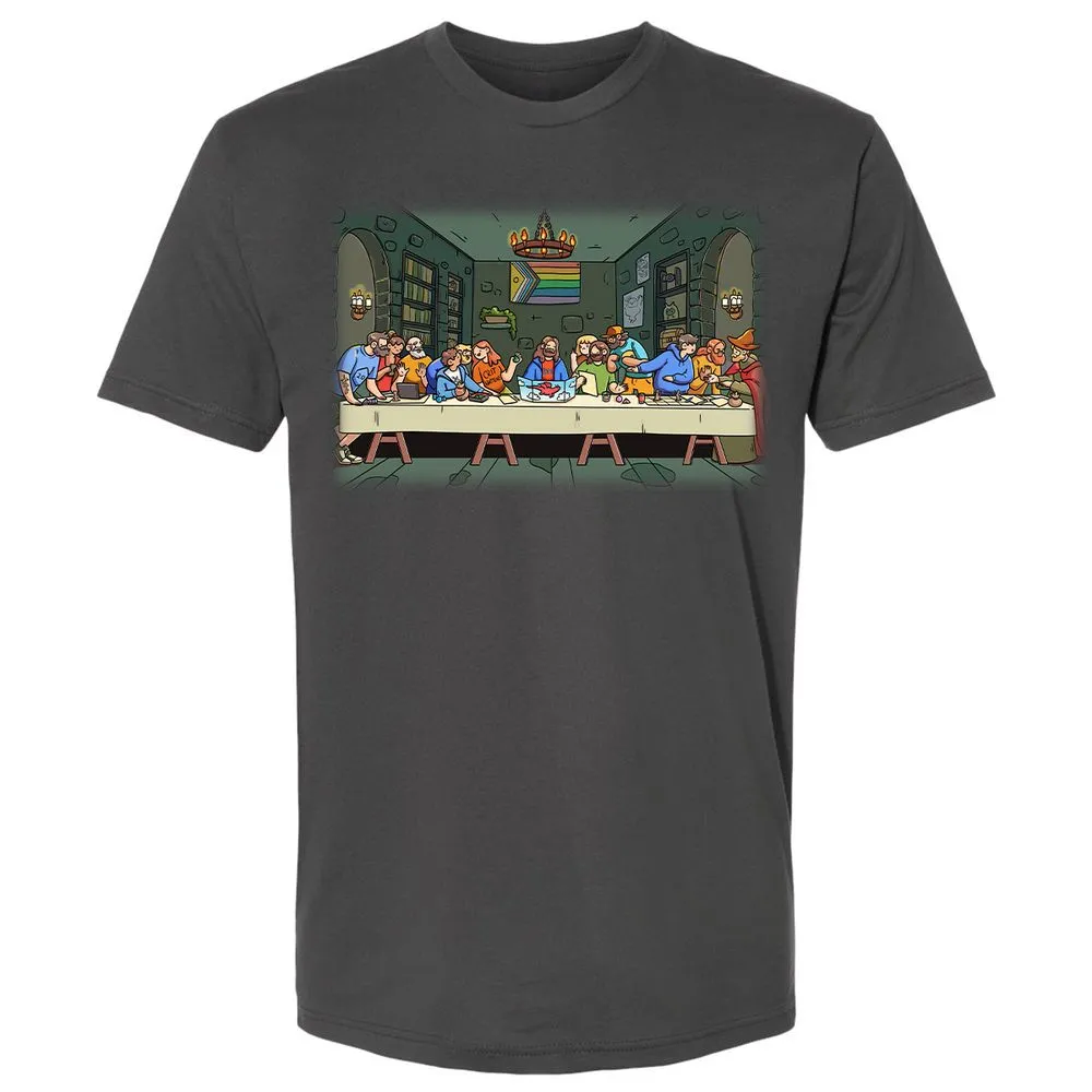 DnD Characters Pride Themed The Last Supper Shirt Premium Unisex T-Shirt - Heavy Metal - 8