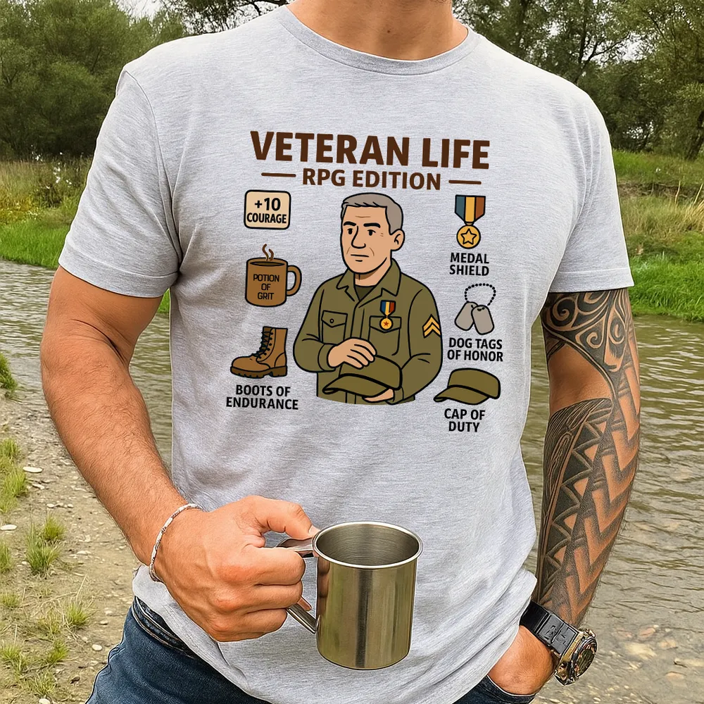 Veteran Life RPG Edition Classic Unisex T-Shirt - 1