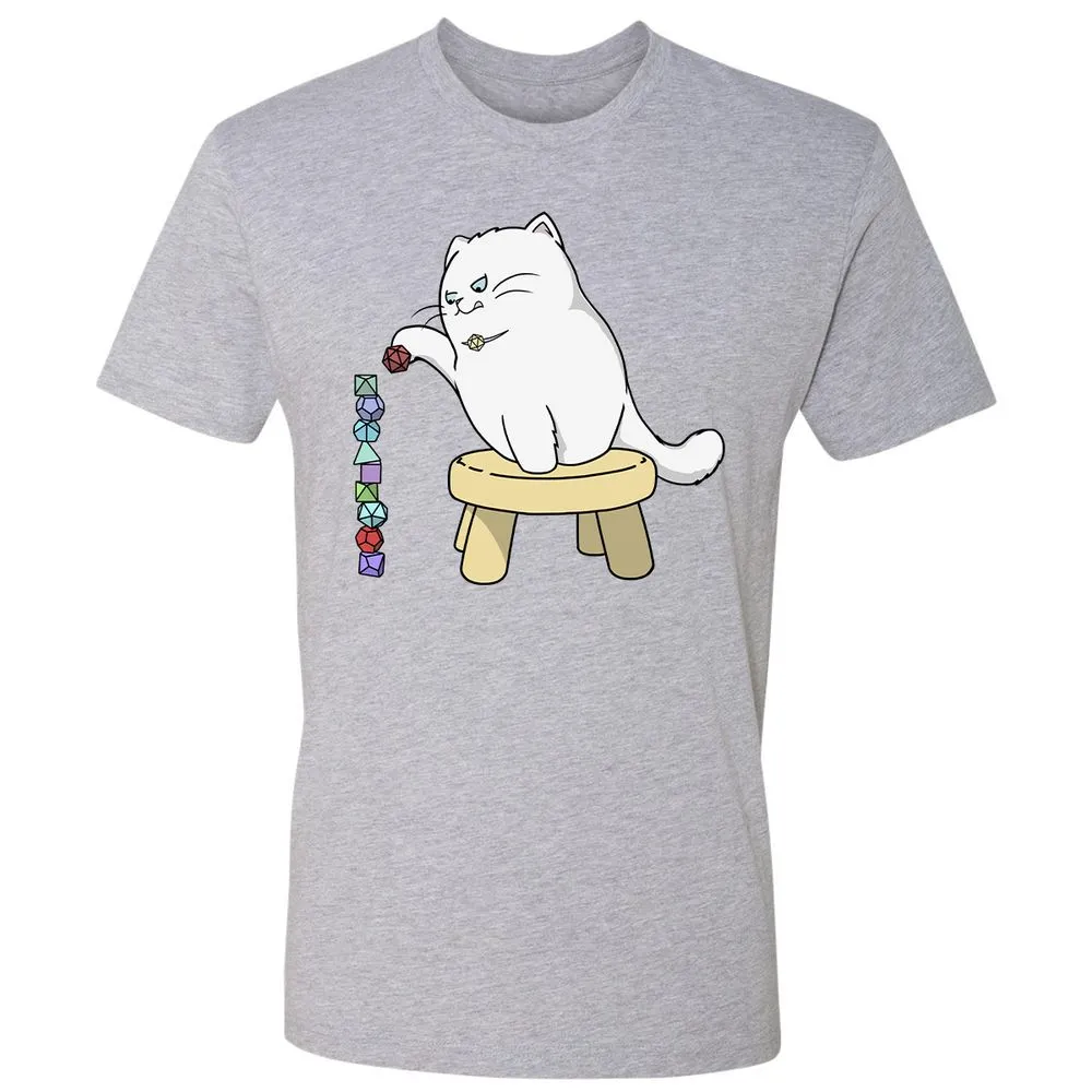 Cat Stacking Dice Premium Unisex T-Shirt - Heather Grey - 9