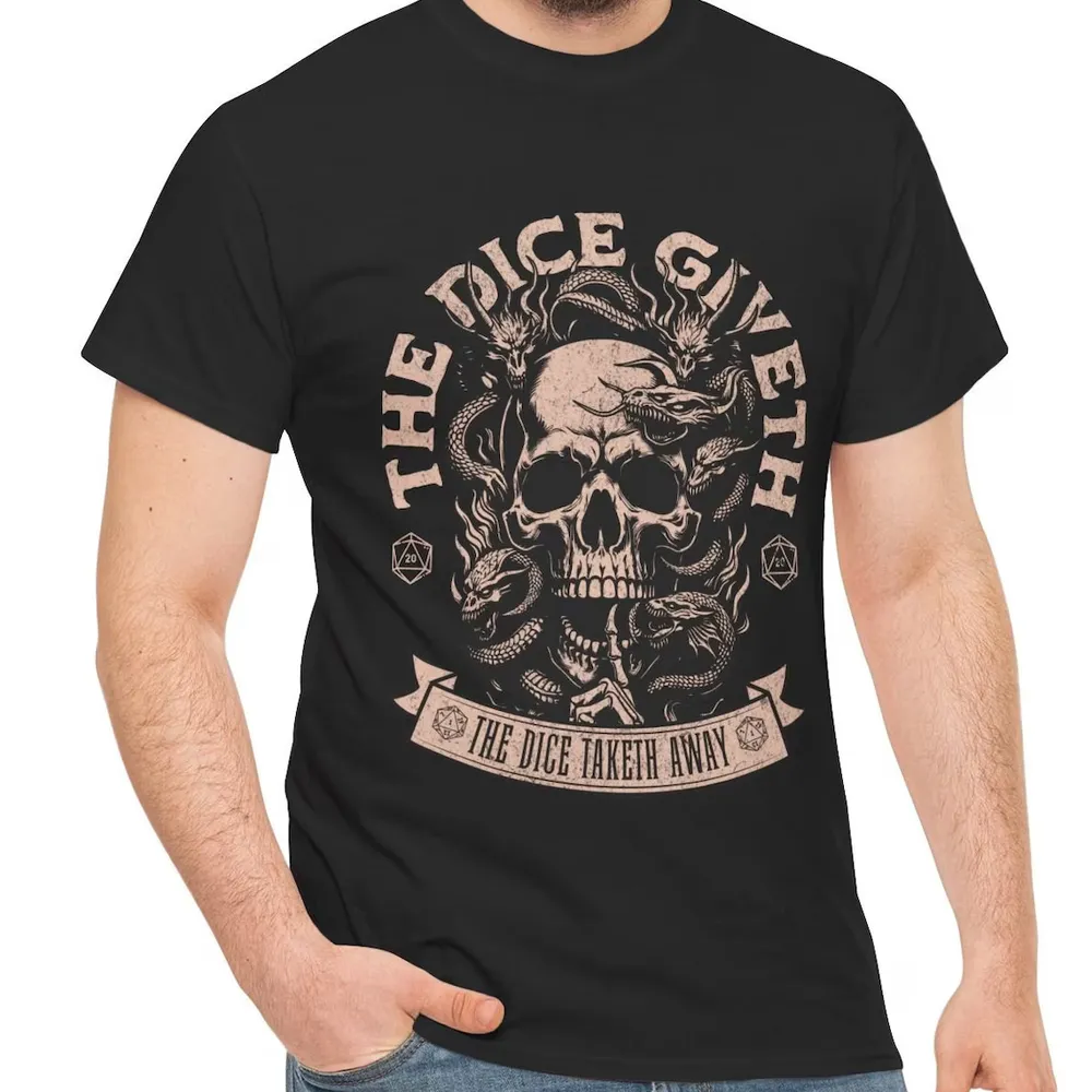 The Dice Giveth The Dice Taketh Away Classic Unisex T-Shirt - 1
