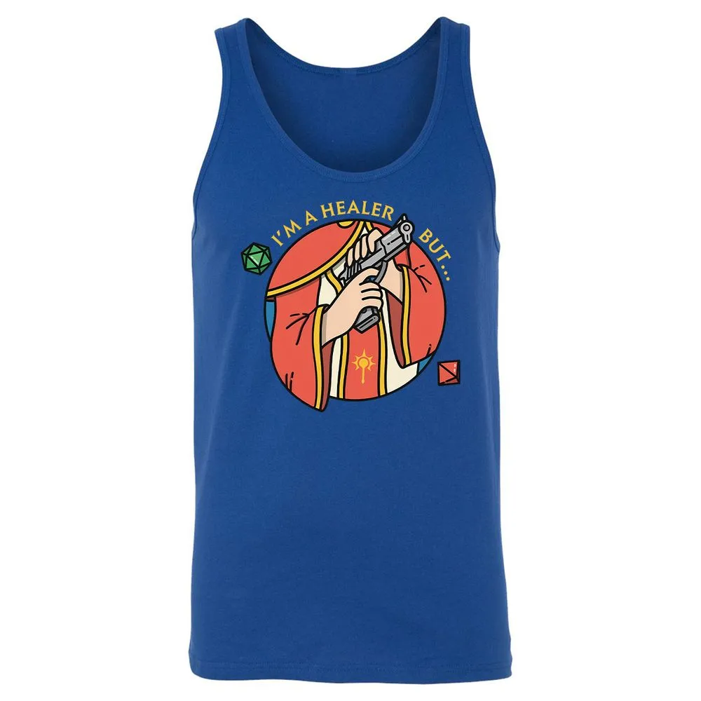 I'm A Healer But Unisex Jersey Tank - True Royal - 13