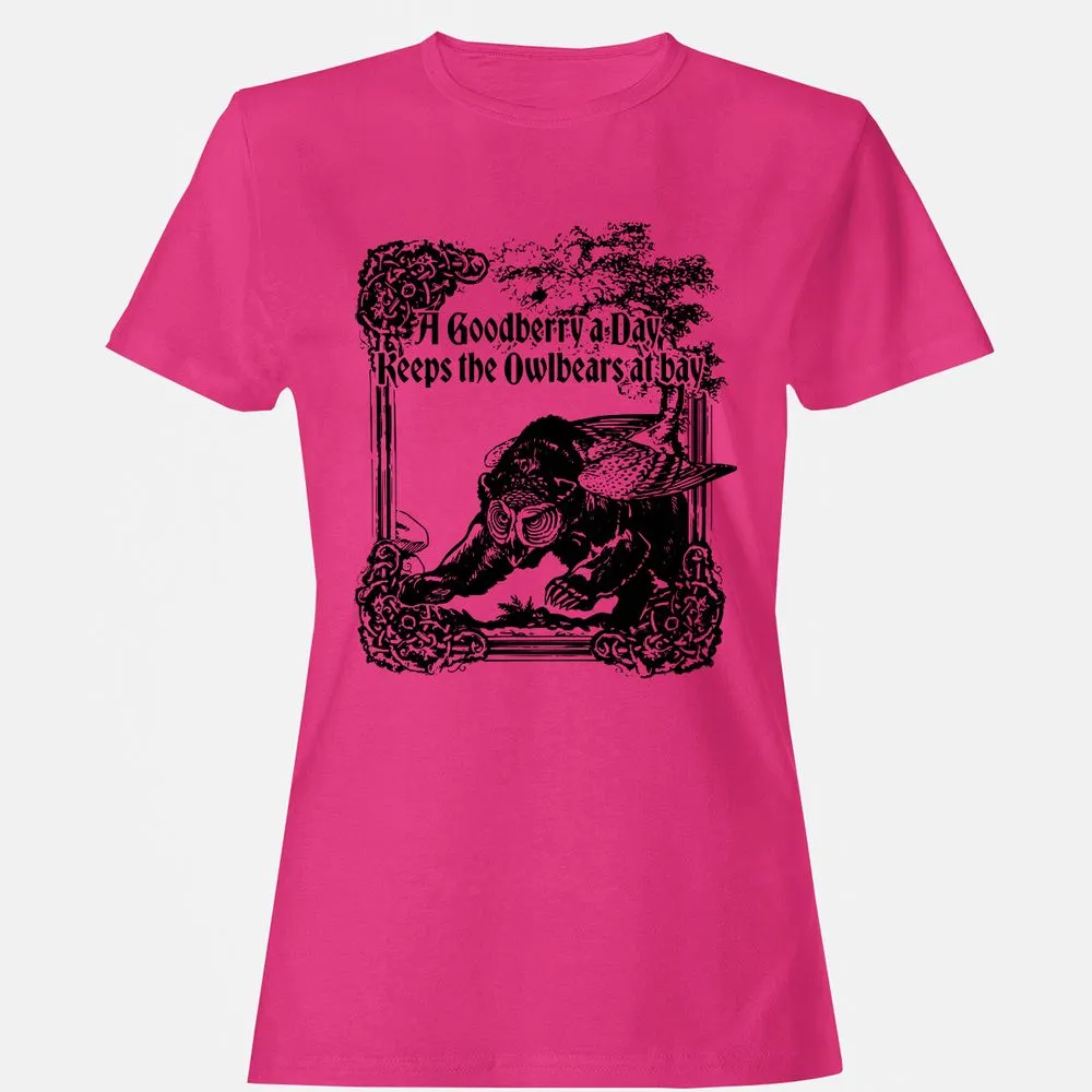 A Goodberry A Day Keeps The Owlbears At Bay Women's T-Shirt - Heliconia - 6
