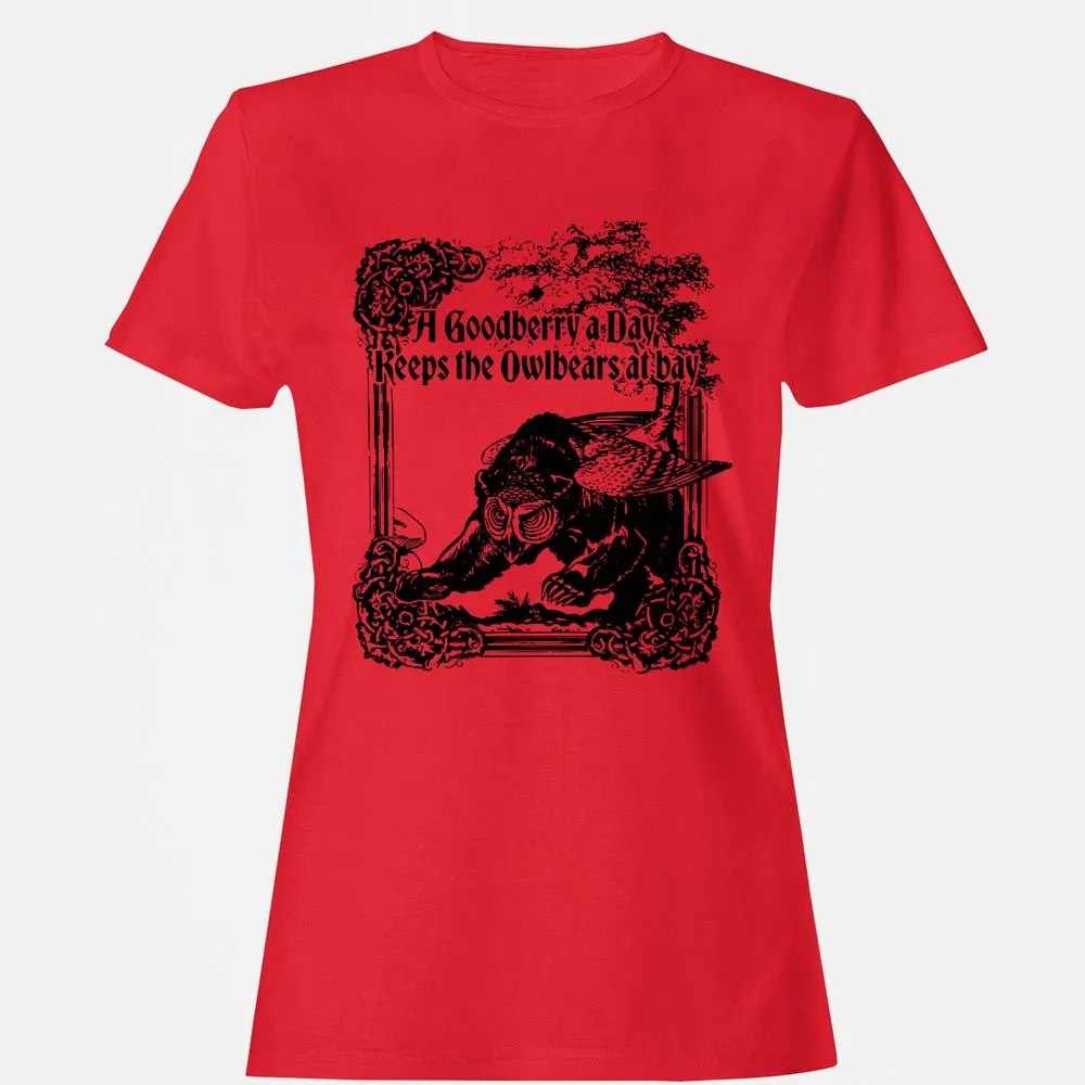 A Goodberry A Day Keeps The Owlbears At Bay Women's T-Shirt - Red - 13