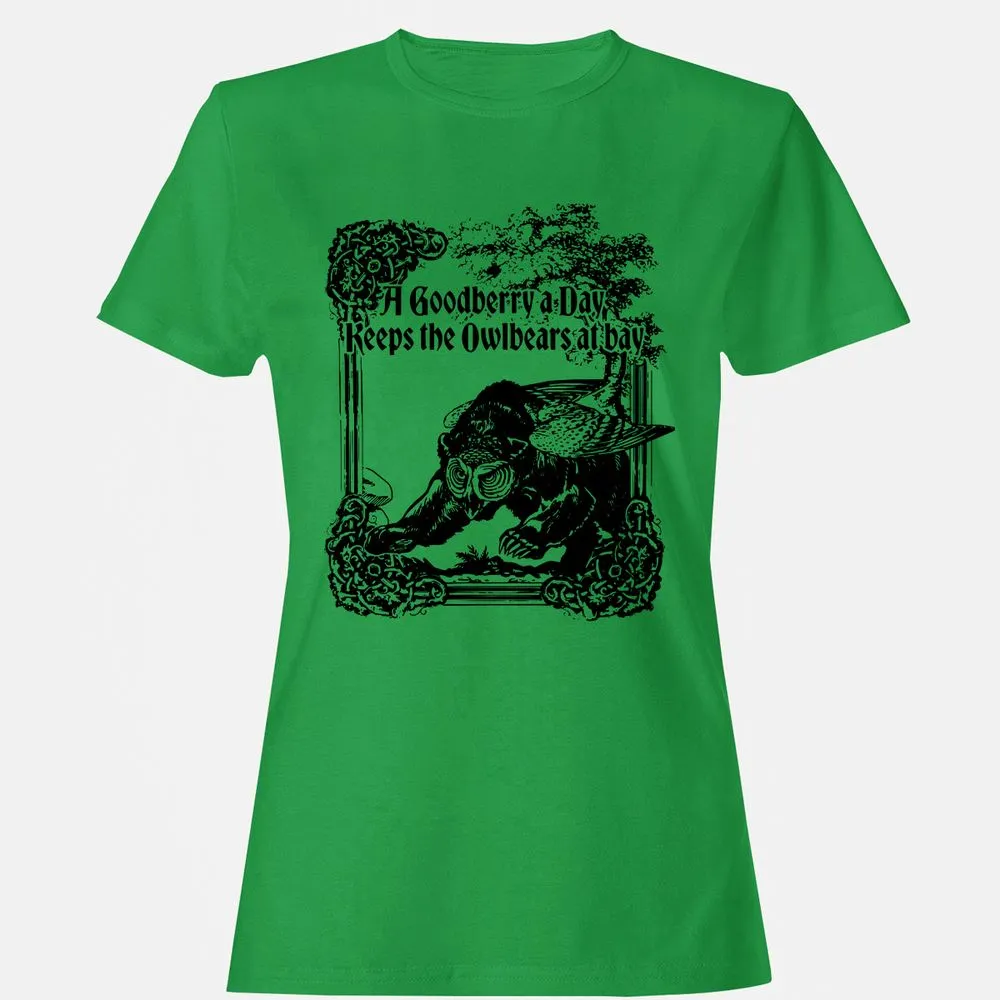 A Goodberry A Day Keeps The Owlbears At Bay Women's T-Shirt - Irish Green - 7