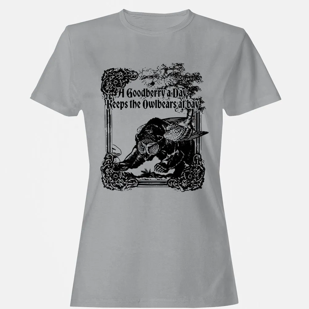 A Goodberry A Day Keeps The Owlbears At Bay Women's T-Shirt - Sport Grey - 15
