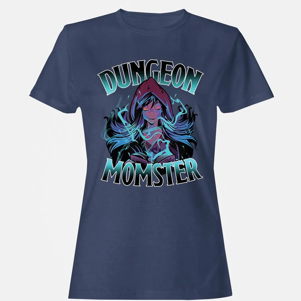Dungeon Momster Women's T-Shirt - Navy - 10