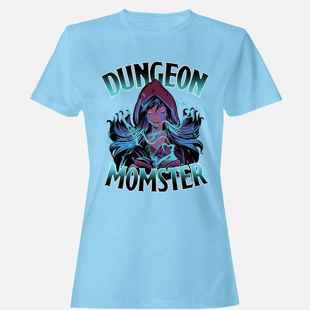 Dungeon Momster Women's T-Shirt - Light Blue - 8