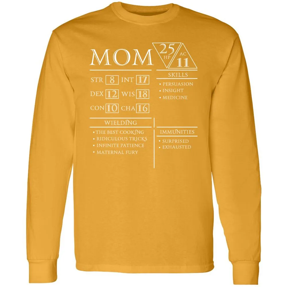 Mom Stats - Gold - 9