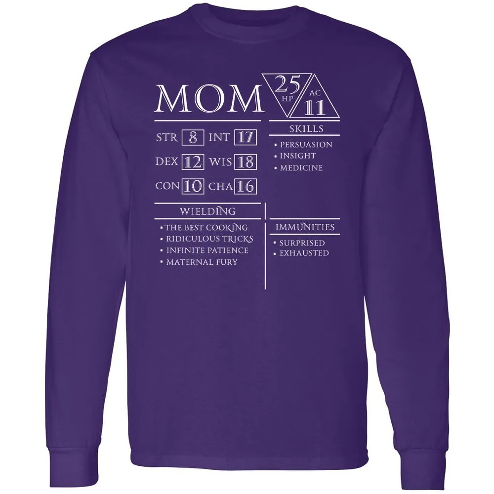 Mom Stats - Purple - 13