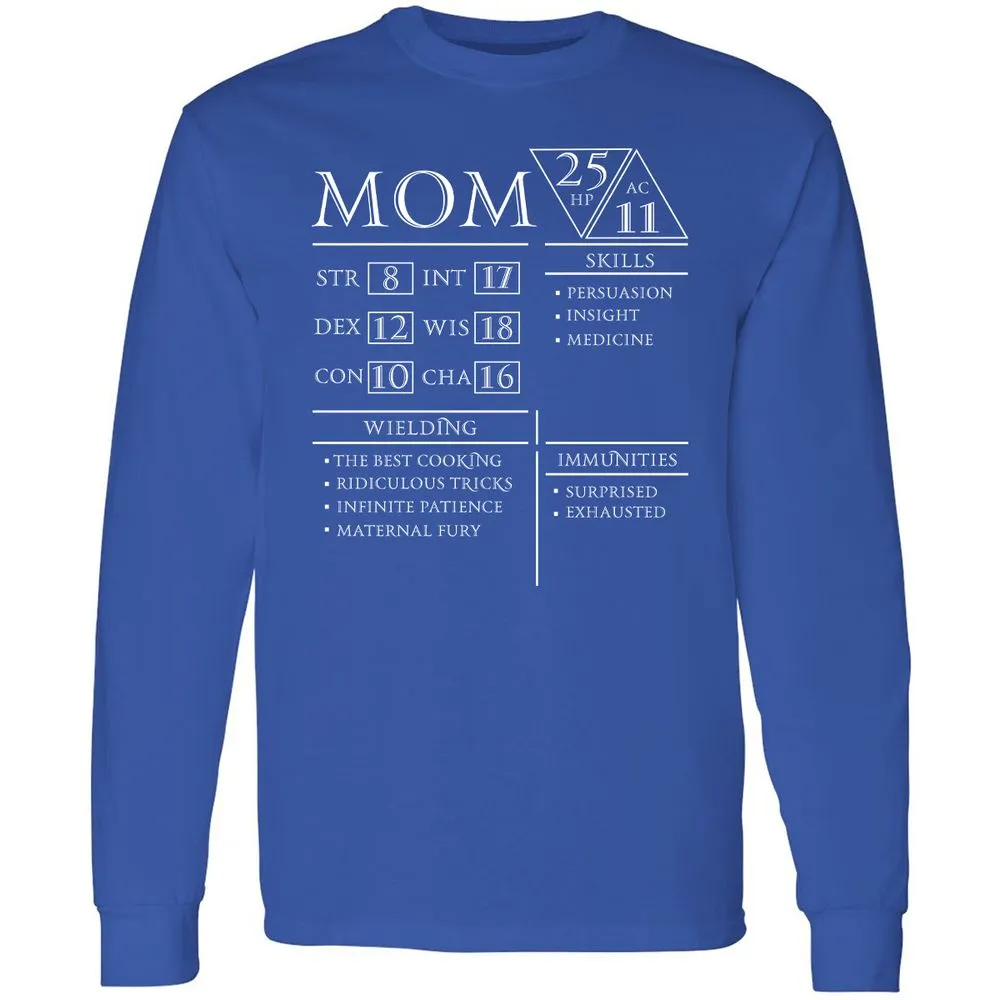 Mom Stats - Royal - 8