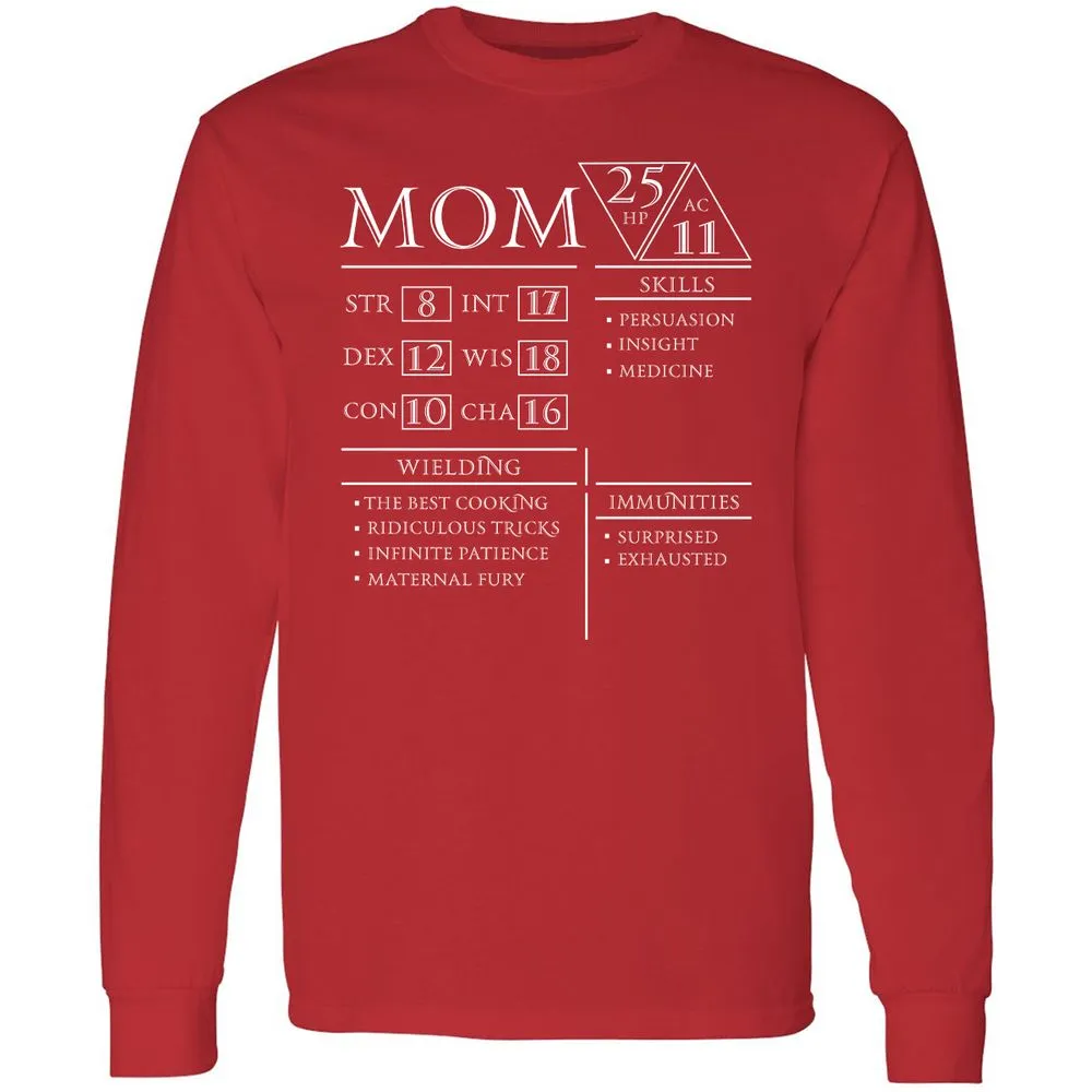 Mom Stats - Red - 14