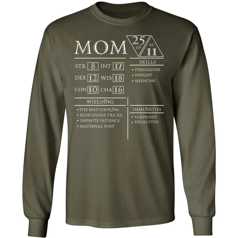Mom Stats - Military Green - 16