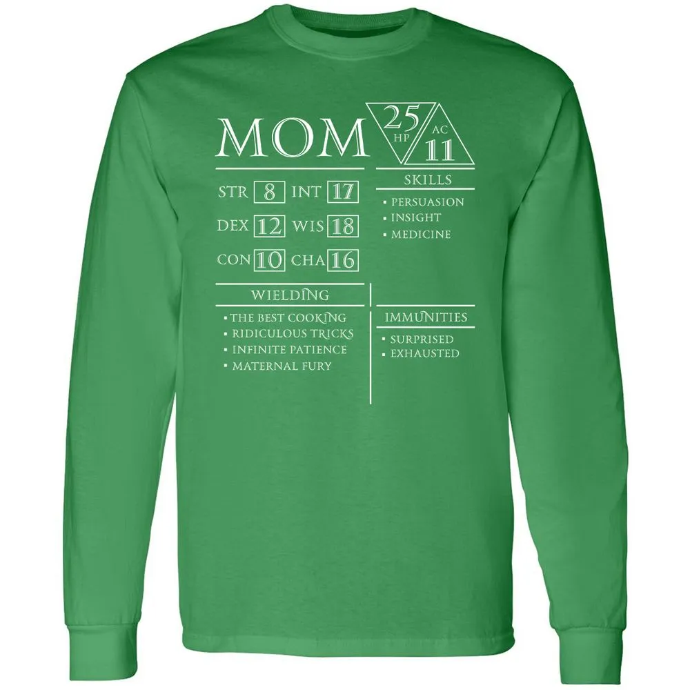 Mom Stats - Irish Green - 10