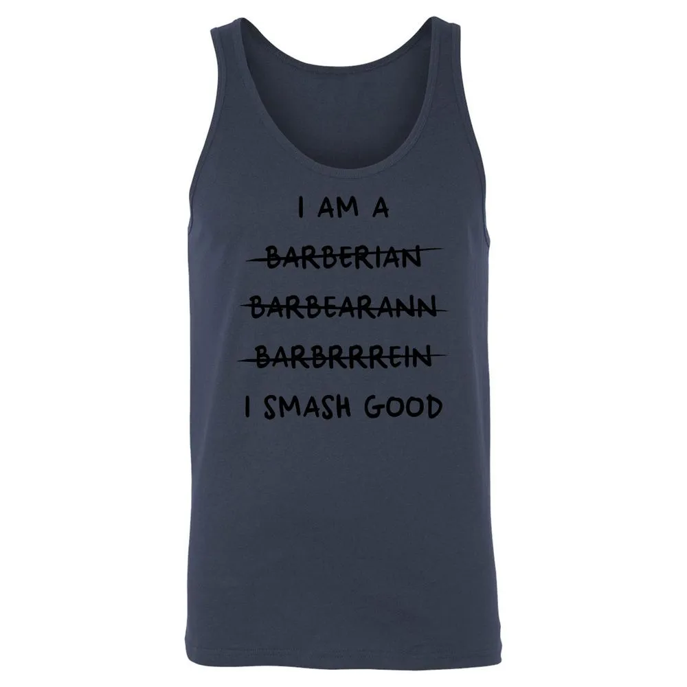 I Am A Barbarian Unisex Jersey Tank - Navy - 8