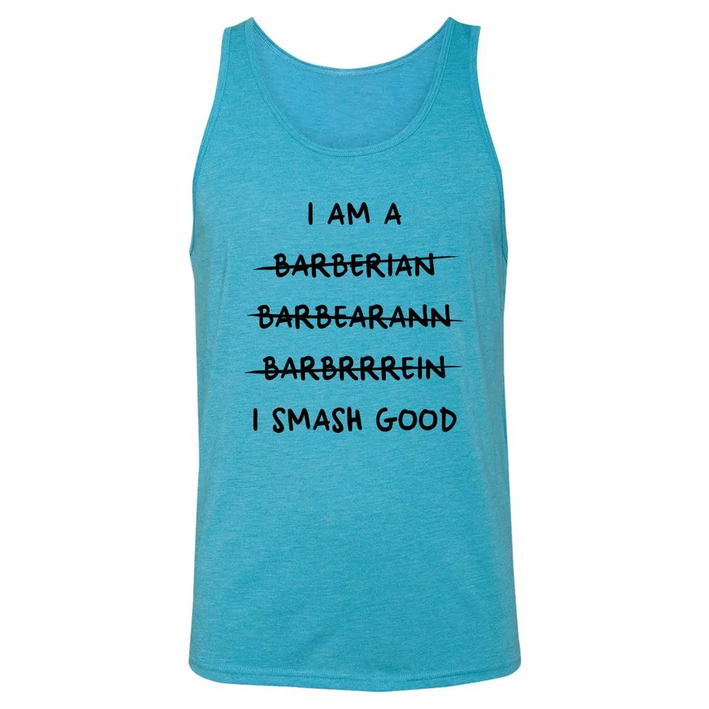 I Am A Barbarian Unisex Jersey Tank - Aqua Triblend - 3