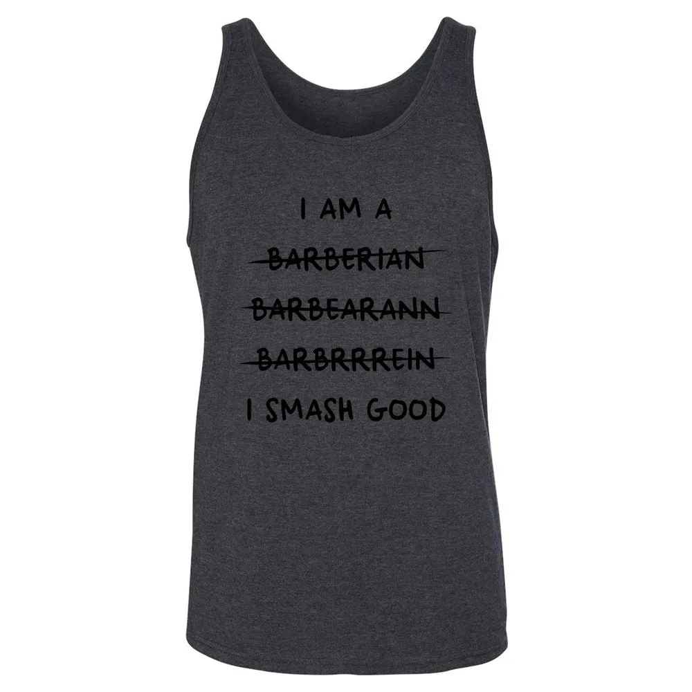 I Am A Barbarian Unisex Jersey Tank - Dark Grey Heather - 6